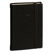 Agenda à élastique Silk Ministre Prestige - 1 semaine sur 2 pages - 16 x 24 cm - noir - Quo Vadis