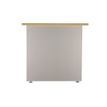3253310175624-Bureau compact à gauche DUAL - L180 cm - Pieds blanc - plateau imitation Erable (Pieds de renfort ou caisson bout de bureau obligat-P_400009109_4-2
