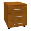 0404000091301-Caisson mobile IDRA/DUAL - L43 x H56 x P60 cm - 3 Tiroirs - Imitation  Merisier-P_400009130_1-0