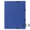 3130632554026-Exacompta - 25 Chemises à 3 rabats imprimées - A4 - bleu-P_400011050_1-0
