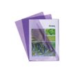 Exacompta - 10 Pochettes coin lisses - A4 - 13/100 - violet translucide