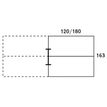 0404000122258-Bureau Bench IRIS - L140 cm - Plan suivant - Pieds aluminium - plateau imitation Chêne gr-P_400012225_2-4