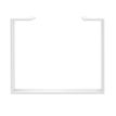 0404000123613-Bureau LOFTER Manager arrondi -  retour à droite - L200 cm - Plateau imitation chêne clair - Pied blanc (Pieds de renfort obligat-P_400012361_3-2