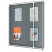 5028252611596-Nobo - Vitrine d'affichage - 12 feuilles A4 - surface en feutre gris - porte coulissante - 92,2 x 96,7 --3