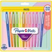3026981372773-Paper Mate Flair Pastel - Pack de 12 feutres fins - pointe moyenne - couleurs assorties--0