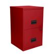 Classeur 2 tiroirs pour dossiers suspendus - 66 x 40 x 40 cm - terracota