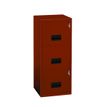 Classeur 3 tiroirs pour dossiers suspendus - 96 x 40 x 40 cm - terracota