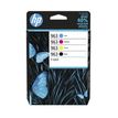 HP 963 Pack de 4 - noir et 3 couleurs - cartouche d'encre originale (6ZC70AE)