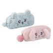 3135258903074-Trousse rectangulaire Cuddle - 1 compartiment - 2 modèles disponibles :  chat ou lapin - Viquel--0