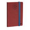 Agenda à élastique Everest Horizontal SD - 1 semaine sur 2 pages - 16 x 24 cm - bordeaux - Quo Vadis