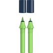 Schneider Paint-It 040 - pack de 2 cartouches de recharge Twin marker - 1 pointe ogive + 1 pointe pinceau - vert