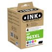 Cartouche compatible HP 963XL - pack de 4 - noir, cyan, magenta, jaune - Ink