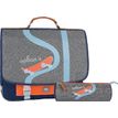 3662498003573-Cartable Ooban's Skate - 35 cm - 2 compartiments - gris chiné/bleu - Oberthur-P_405114302_1-0