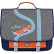3662498003580-Cartable Ooban's Skate - 38 cm - 2 compartiments - gris chiné/bleu - Oberthur-P_405114303_2-1