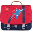 3662498003627-Cartable Ooban's Aviation - 35 cm - 2 compartiments - rouge et bleu marine - Oberthur-P_405114306_2-1