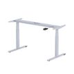 3760350281388-Bureau électrique UGO - L140x80cm - pieds gris - plateau blanc laqué-P_405119044_3-2