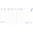 3371010474776-Agenda Equology - 1 semaine sur 2 pages - 16 x 16 cm - rouge cerise - Quo Vadis--1
