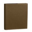 Agenda Club Executif avec répertoire - 1 semaine sur 2 pages - 16 x 16 cm - bronze - Quo Vadis