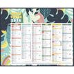 3592930026726-Calendrier bancaire illustré année civile BOUCHUT "Exotique Mini" 21 x 26,5 cm Pefc 70 %--0