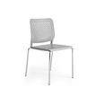 8033540636578-Chaise Luge MALIZIA - 4 pieds chromés - gris-P_405121648_1-0