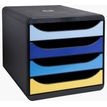9002490310424-Exacompta BigBox - Module de classement 4 tiroirs - BeeBlue-P_405128407_1-0