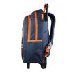 3666311010809-Sac à dos à roulettes Vorax Dinosaure - 2 compartiments - bleu - Bagtrotter-P_405128925_2-1