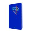 Agenda à élastique Tivoli 16 poche - 1 semaine sur 2 pages - bleu - Oberthur