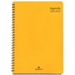 Agenda à spirale Grenade 27 - 1 semaine sur 2 pages - jaune - Oberthur