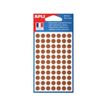 Apli Agipa - 462 Pastilles adhésives - marron - diamètre 8 mm - réf 102220