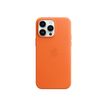 0194253345817-Apple - coque de protection en cuir avec MagSafe pour iPhone 14 Pro Max - orange-P_405140127_1-0