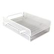 Clementina Frog - Corbeille à courrier - double mesh blanc