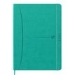 Agenda à élastique Signature - 1 semaine sur 2 pages - 21 x 27 cm - turquoise - Oxford