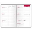3147280261374-Agenda Textura - 1 semaine sur 2 pages - 10 x 15 cm - rouge - Oxford--1