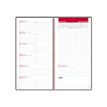 3147280267451-Agenda à élastique Office - 1 semaine sur 2 pages - 9 x 17 cm - gris/rouge - Oxford--1