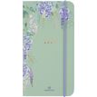 Agenda de poche Giverny - 1 semaine sur 2 pages - 9,5 x 17 cm - vert - Oberthur