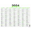 3664447154718-Calendrier Fluo - 7 mois par face - 21 x 26,5 cm - vert - Oberthur-P_405149389_2-1