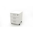 7331910015277-Caisson mobile - 3 tiroirs - L41xP50xH52,2 cm - structure blanche, façade blanche-P_405149640_1-0