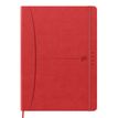 Agenda à élastique Signature - 1 semaine sur 2 pages - 18 x 25 cm - rouge - Oxford