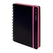 Agenda à spirale Black&Color - 1 jour par page - 12 x 17 cm - rose - Exacompta