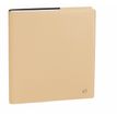 Agenda Toscana Executif avec répertoire - 1 semaine sur 2 pages - 16 x 16 cm - beige sable - Quo Vadis