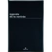 3664447174945-Agenda Boréal - 1 semaine sur 2 pages - 16 x 24 cm - noir - Oberthur-P_405162056_1-0