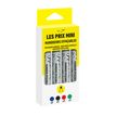 3539012004517-Les Prix Mini - Pack de 4 Marqueurs effaçables - couleurs assorties - pointe large-P_405162789_2-0