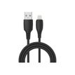 3701090636854-Wave Concept Liquid Silicone - Câble de charge - USB vers Lightning - 1 m - noir-P_405163089_1-0