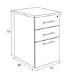 3253310186101-Caisson HT bureau - steely/stelly manager - Profondeur 60 cm - chene - top blanc perle -P_405185139_2-1