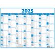 3664447209562-Oberthur - Calendrier - fixation murale - 2023-2025 - visualisation de 7 mois - classique -P_405186420_1-0