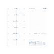 3371010516247-Quo Vadis - Agenda - 2025 - Italnote B - Semainier Horizontal - Français - Gaïa - Bleu - 12 mois et 1/2 de mi-décembre à décembre - 8,8x17 cm - Papier Clairefontaine -P_405187223_3-1