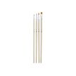 3167869524072-Pebeo Artist - Lot de pinceaux - 4 parties - rond, plat - taille : 0, 3, 6-P_405220543_1-0