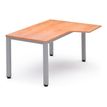 8427951251800-Rocada Executive - Table - en L (droite) - chêne - aluminium base-P_405224784_1-0