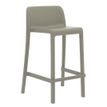 Tabouret snack empilable MINI ATTIC - Ezpeleta professionnel - Taupe