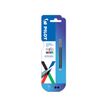 2 Recharges Frixion Ball - 4 couleurs - pointe fine - noir